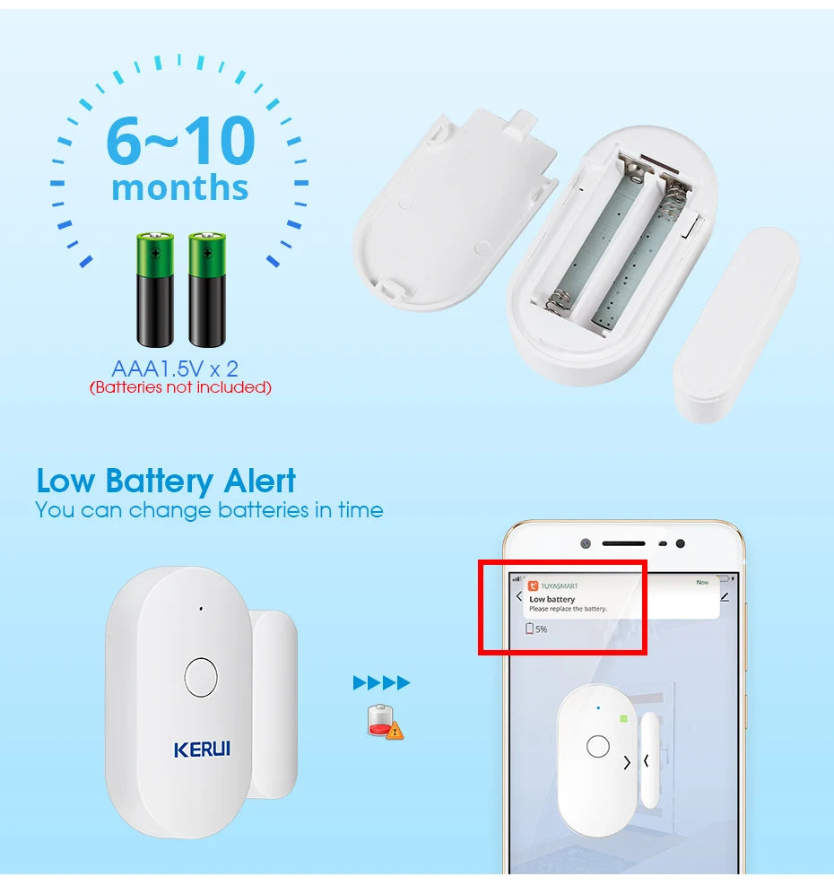 CowLost | fencing-barriers-kerui-tuya-smart-home-wifi-door-sensor-alarm |13