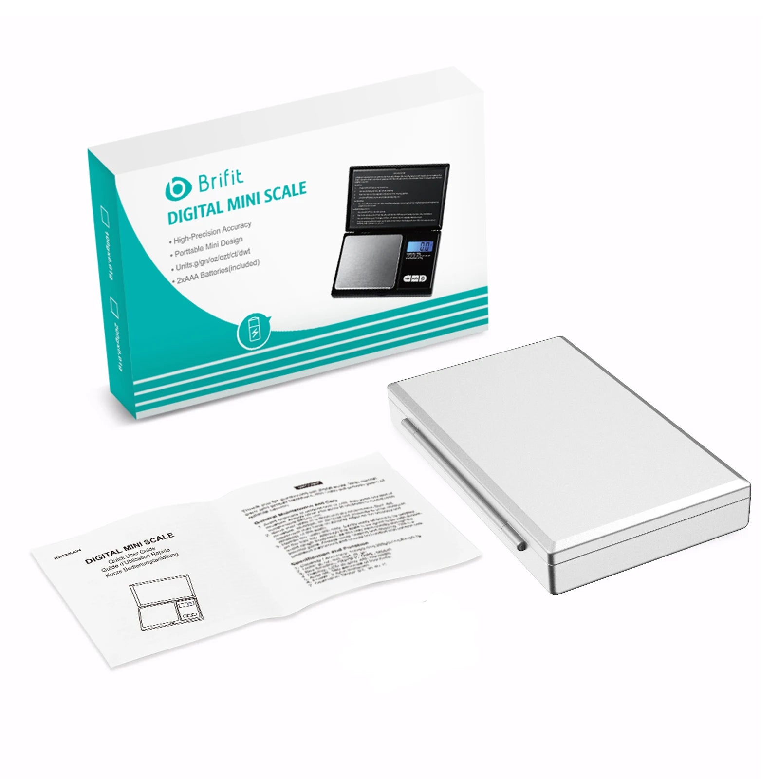 Portable Mini Digital LCD Pocket Scale 200g/0.01g & 500g/0.01g for Kitchen Jewelry Postal Use