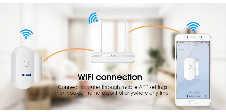 CowLost | fencing-barriers-kerui-tuya-smart-home-wifi-door-sensor-alarm |10