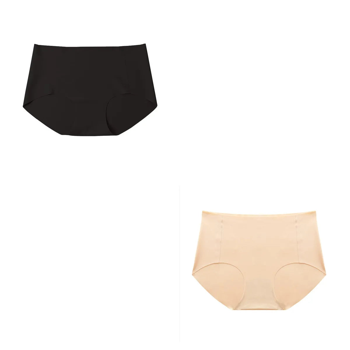 CowLost | product_id-ollymurs-women-seamless-low-waist-invisible-ice-silk-briefs-1-2-pack |12