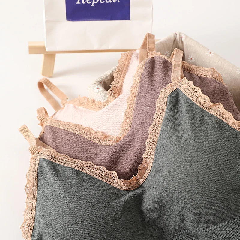 CowLost | product_id-seamless-cotton-tube-top-bra-with-lace-rim-and-removable-pads-for-women |14