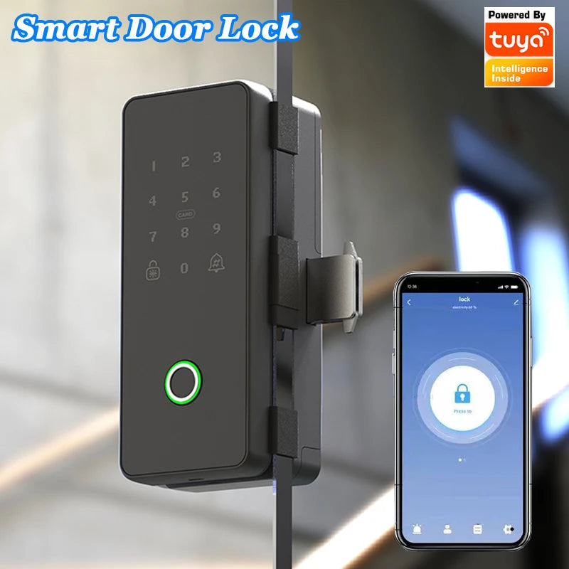 CowLost | locks-keys-product_id-smart-electronic-glass-wooden-door-lock-with-biometric-fingerprint-and-keypad-security |1