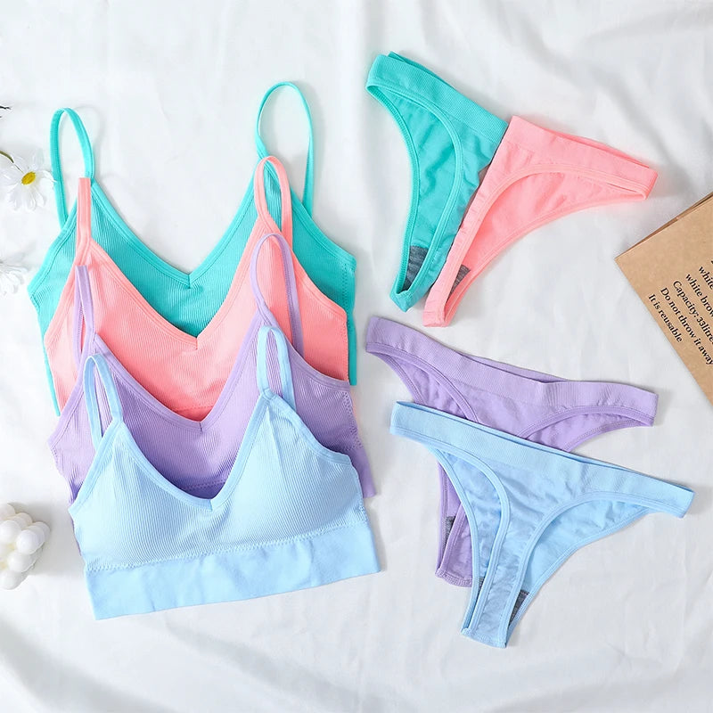 CowLost | product_id-seamless-women-s-sports-bra-and-high-rise-g-string-panties-set |15