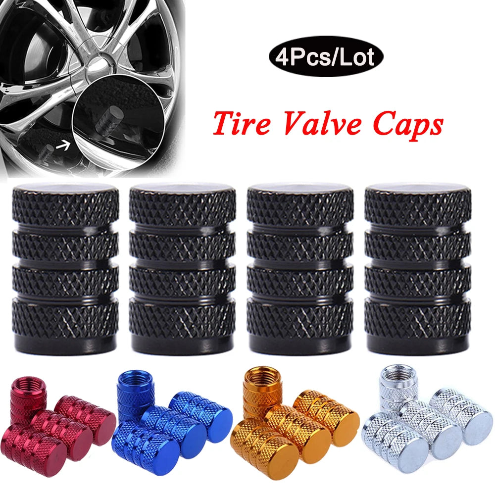 CowLost | product_id-4pcs-universal-aluminum-car-tire-valve-stem-caps-knurling-style |7