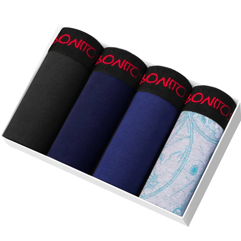 CowLost | 4-piece-mens-panties-cotton-boxers-for-man-underwear |11
