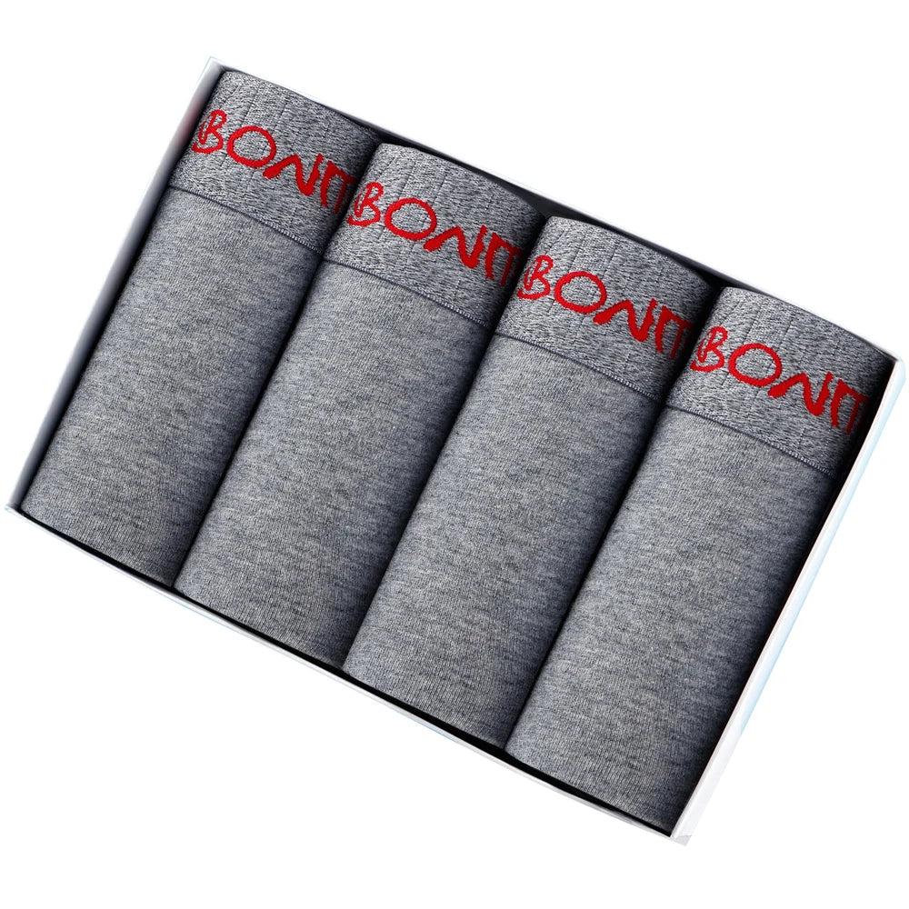 CowLost | 4-piece-mens-panties-cotton-boxers-for-man-underwear |10