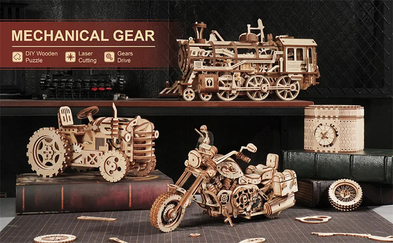 CowLost | fencing-barriers-robotime-rokr-diy-3d-wooden-gear-puzzle-model-kit |7