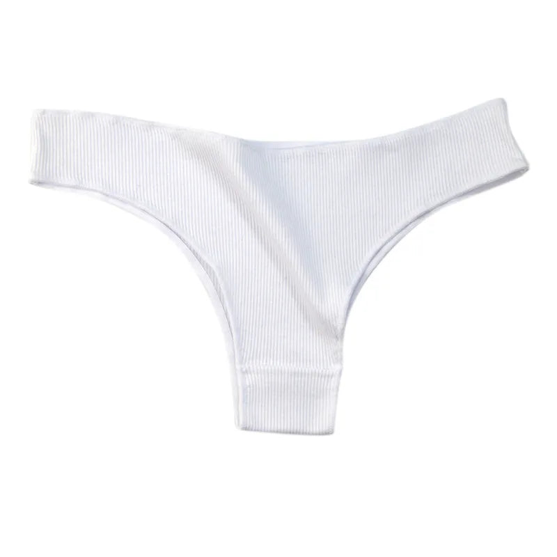 CowLost | product_id-4-pack-womens-cotton-breathable-low-waist-solid-briefs-m-xl |9