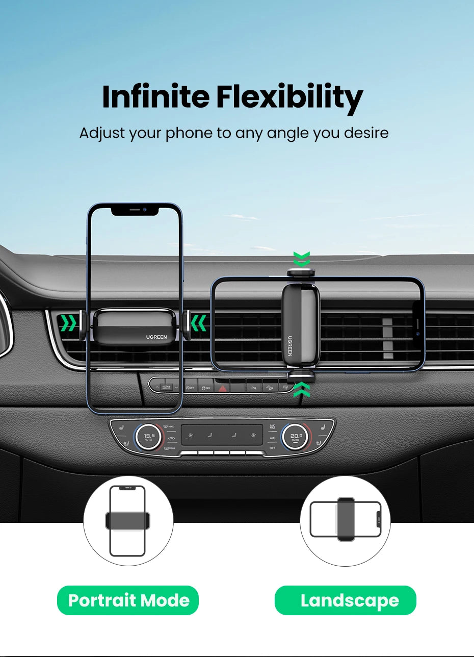 CowLost | ugreen-car-phone-holder-stand-for-mobile-phone-air-vent |10