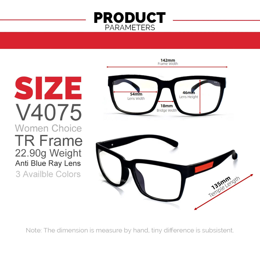 CowLost | uncategorized-vivibee-retro-matte-tr90-anti-blue-light-glasses-uv400-unisex |12