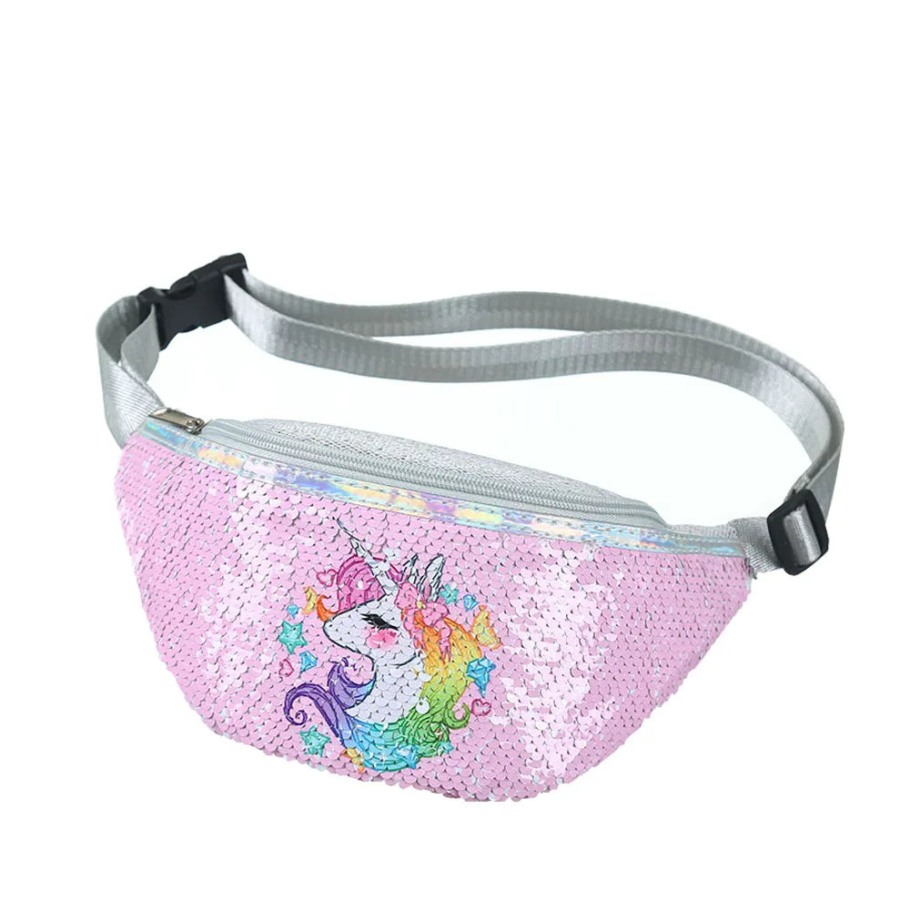 CowLost | uncategorized-unicorn-sequin-girls-waist-bag-fanny-pack |5