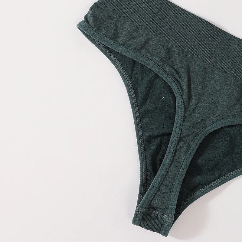 CowLost | product_id-women-high-waist-seamless-thong-bodyshaper-panties-fitness-underwear-1-2-pcs |10