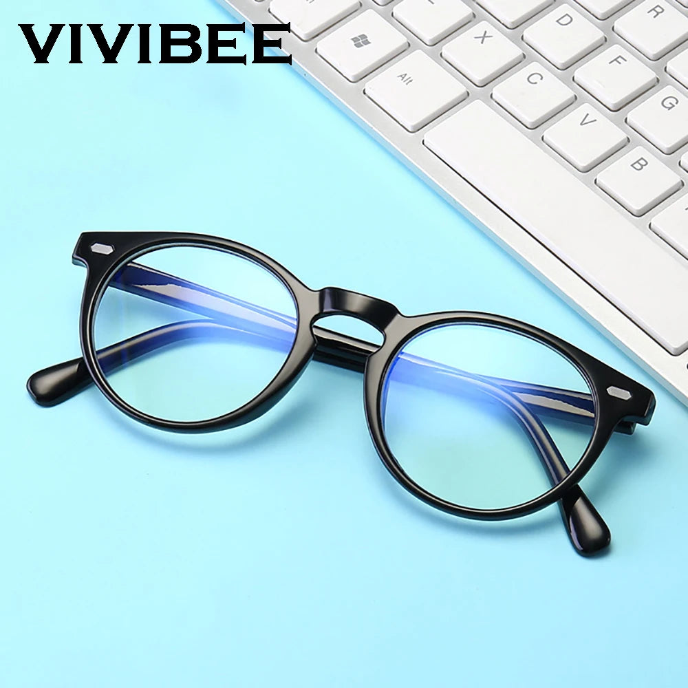 CowLost | uncategorized-vivibee-matte-black-frame-blue-light-blocking-glasses-unisex-square |1