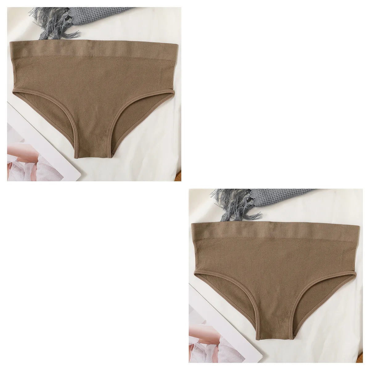 CowLost | product_id-2pcs-womens-high-waist-seamless-tummy-control-briefs-set |27