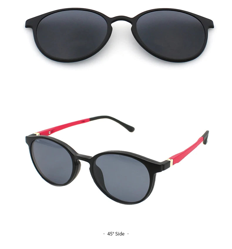CowLost | zenottic-magnetic-clip-on-sunglasses-polarized-sunglasses-myopia-glasses-frame-2-in-1 |22