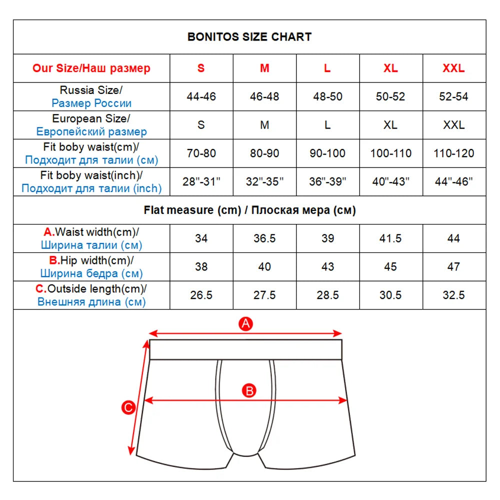 CowLost | activewear-pants-4pcs-mens-cotton-boxer-underpants |2