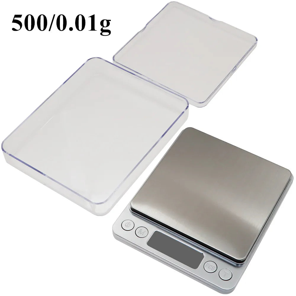 3kg/500g Digital Kitchen Scale 0.01g Precision Jewelry Food Weighing LCD Electronic