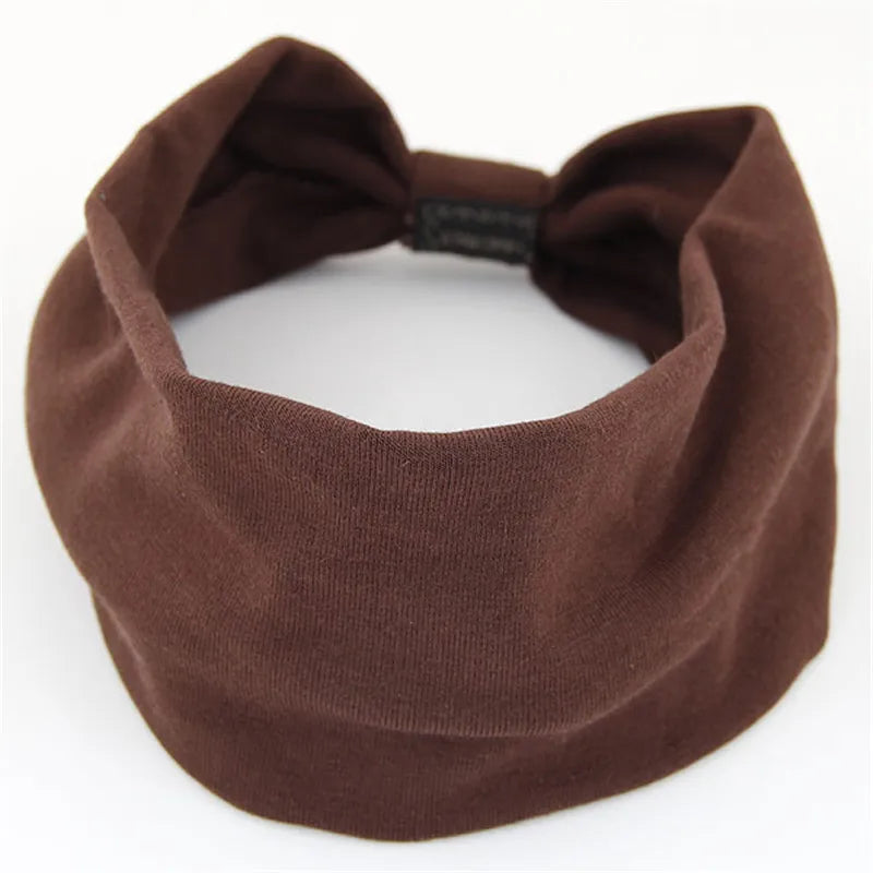 CowLost | cotton-wide-stretch-headbands-sport-yoga-gym-sweatband |10