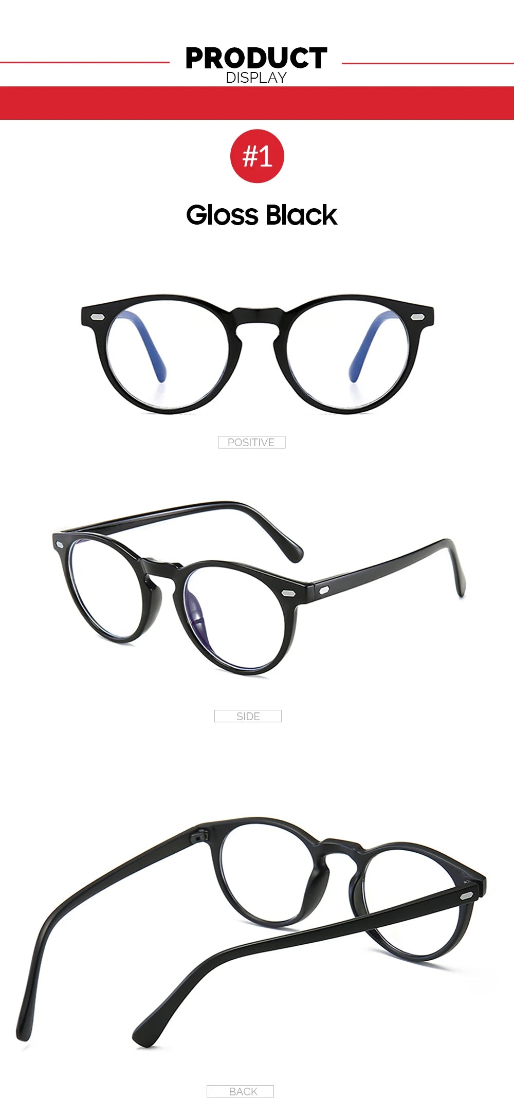 CowLost | uncategorized-vivibee-matte-black-frame-blue-light-blocking-glasses-unisex-square |15