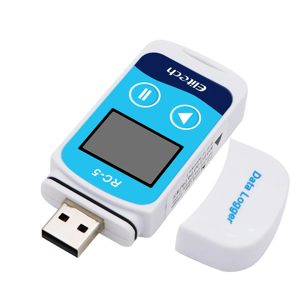 10-Pack RC-5 USB Temperature Data Logger 32000-Point High-Precision Recorder