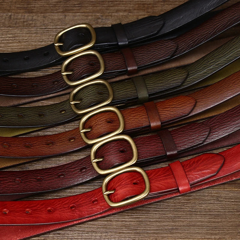 CowLost | 2-8cm-retro-female-real-thick-genuine-leather-belt |9