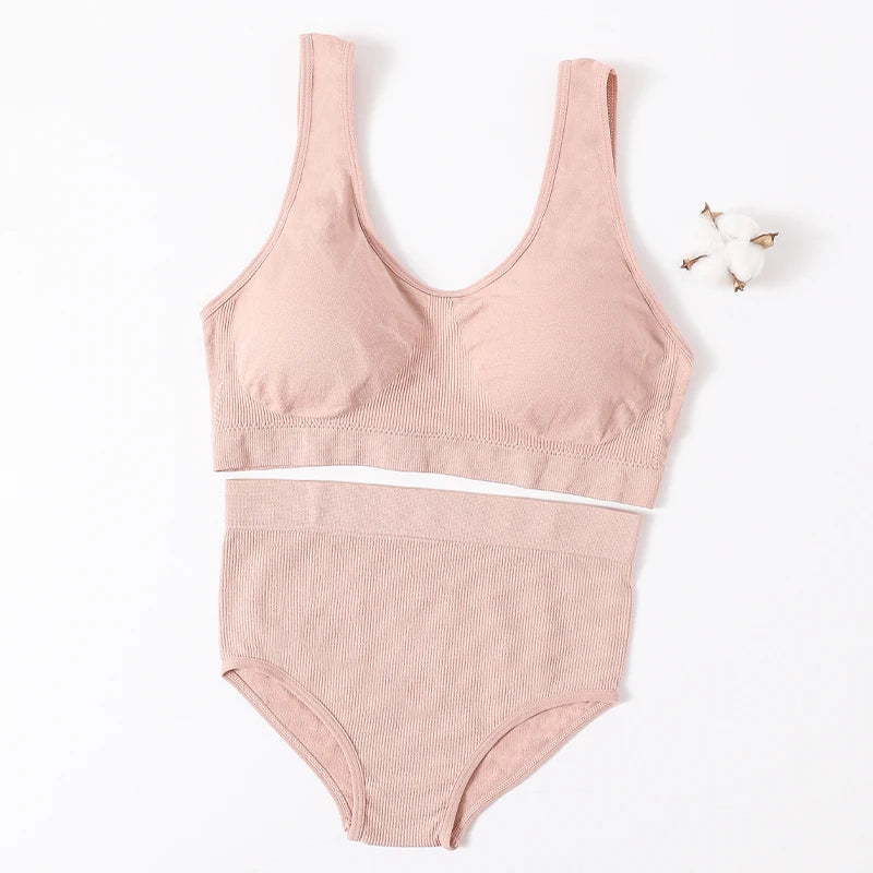 CowLost | product_id-seamless-push-up-bra-set-with-high-waist-panties-and-cropped-bralette-lingerie-for-women |23