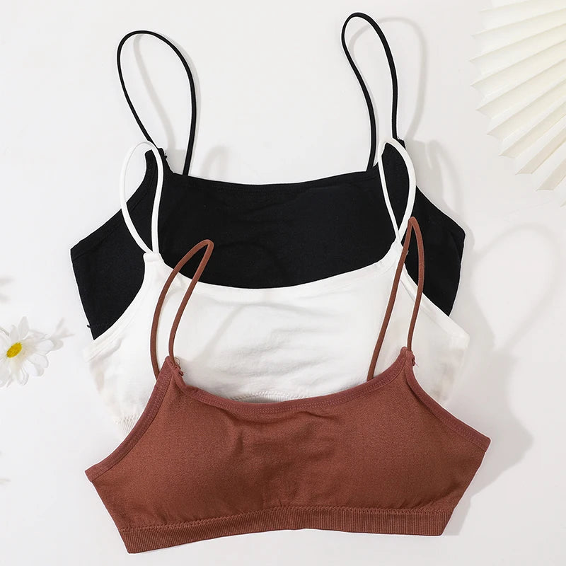 CowLost | product_id-seamless-womens-low-back-square-neck-bandeau-tube-bra-top-with-removable-pads |7