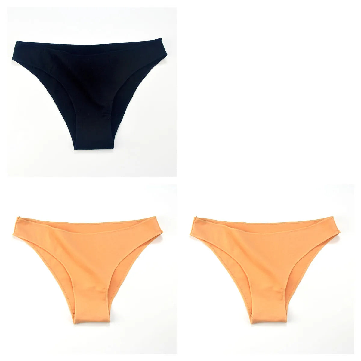CowLost | product_id-3-pack-women-s-low-waist-cotton-briefs-breathable-solid-color-panties-m-xxl |21