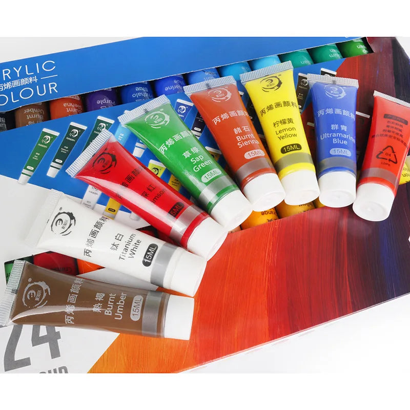 CowLost | painting-canvas-product_id-acrylic-paint-set-12-24-colors-15ml-non-toxic-for-beginners-professionals |13