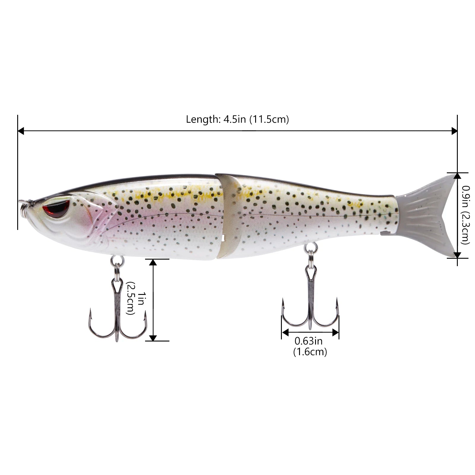 CowLost | sporting-goods-bassdash-swimbaits-pike-trout-glide-minnow-hard-fishing-lure |21