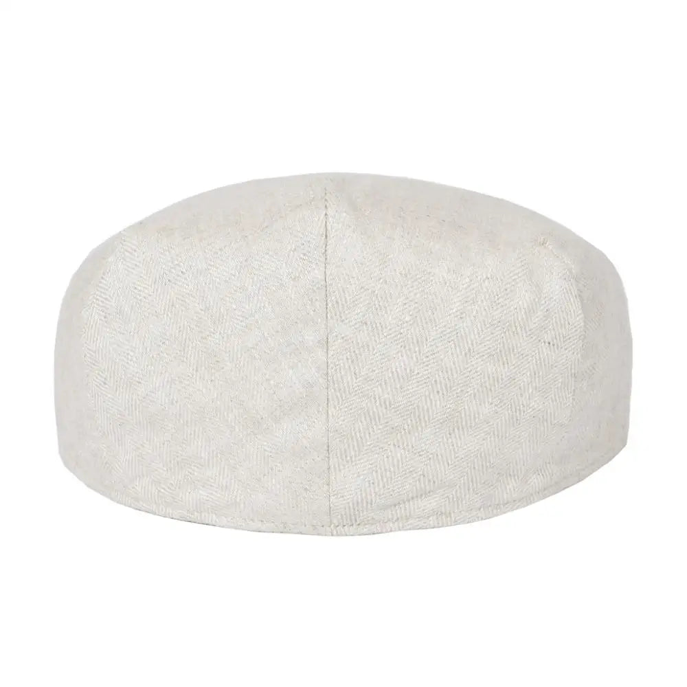 CowLost | botvela-linen-flat-cap-for-men-women |3