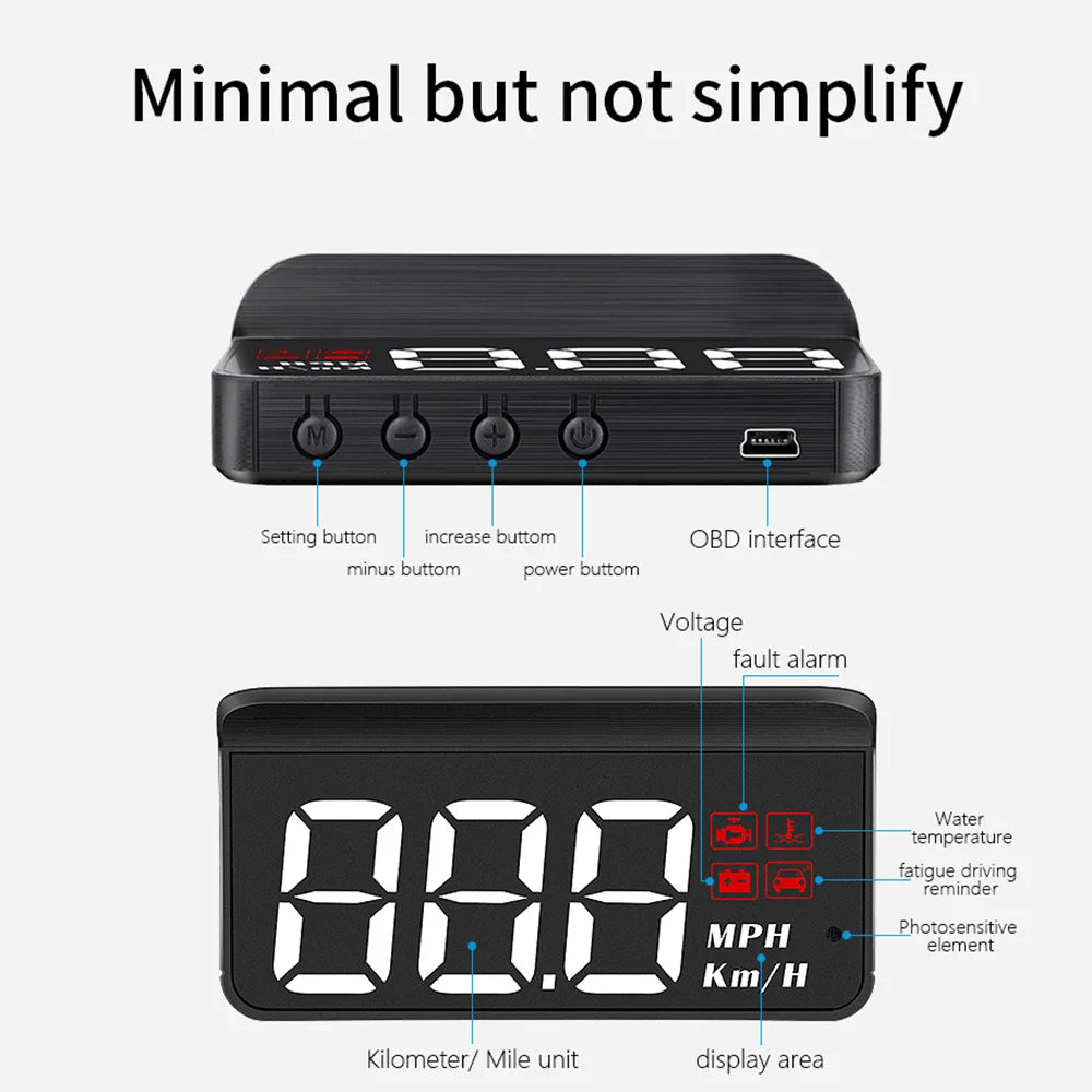 CowLost | new-car-obd2-hud-head-up-display-windshield-projector-speedometer-gauge-on-board-computer-digital-electronic-auto-accessories |2