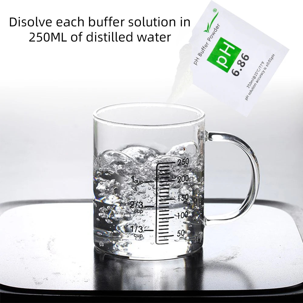 30pcs PH Buffer Powder Calibration Solution pH4.00/6.86/9.18 for pH Meter