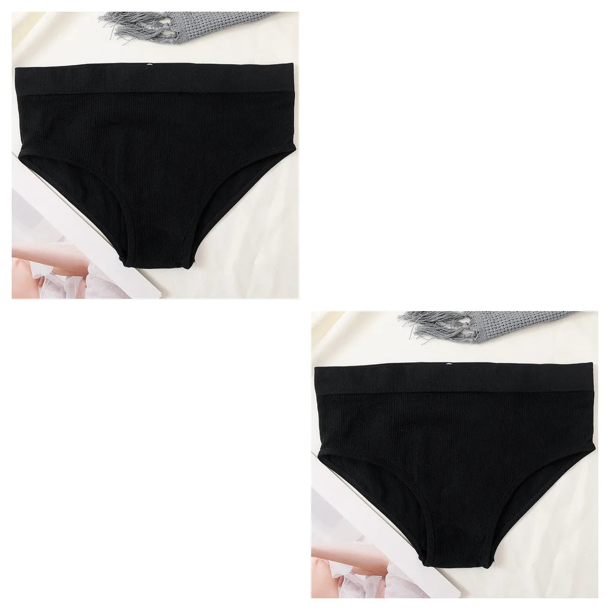 CowLost | product_id-2pcs-womens-high-waist-seamless-tummy-control-briefs-set |25