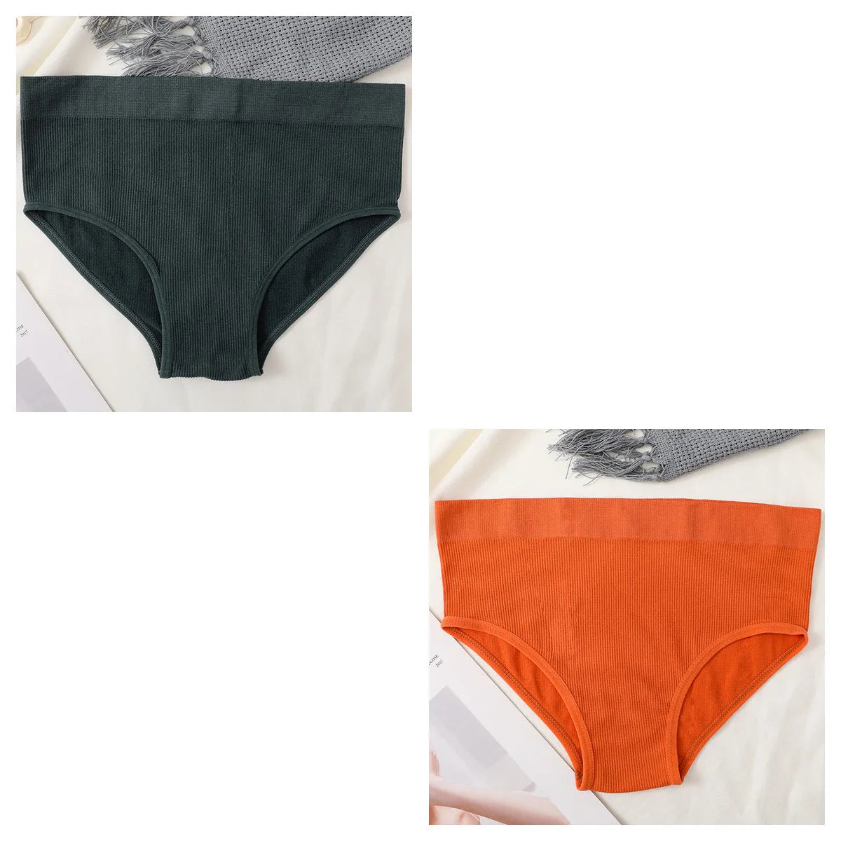 CowLost | product_id-2pcs-womens-high-waist-seamless-tummy-control-briefs-set |15