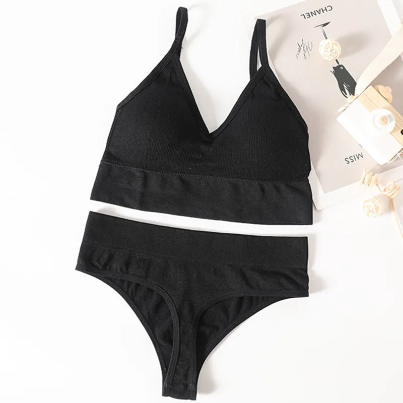 CowLost | product_id-seamless-women-s-sports-bra-high-rise-g-string-panties-set |22