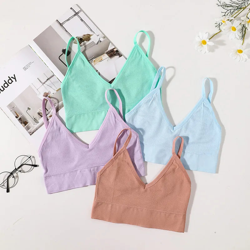 CowLost | product_id-seamless-wire-free-push-up-u-back-sports-bra-for-women-m-xl-solid-colors |7