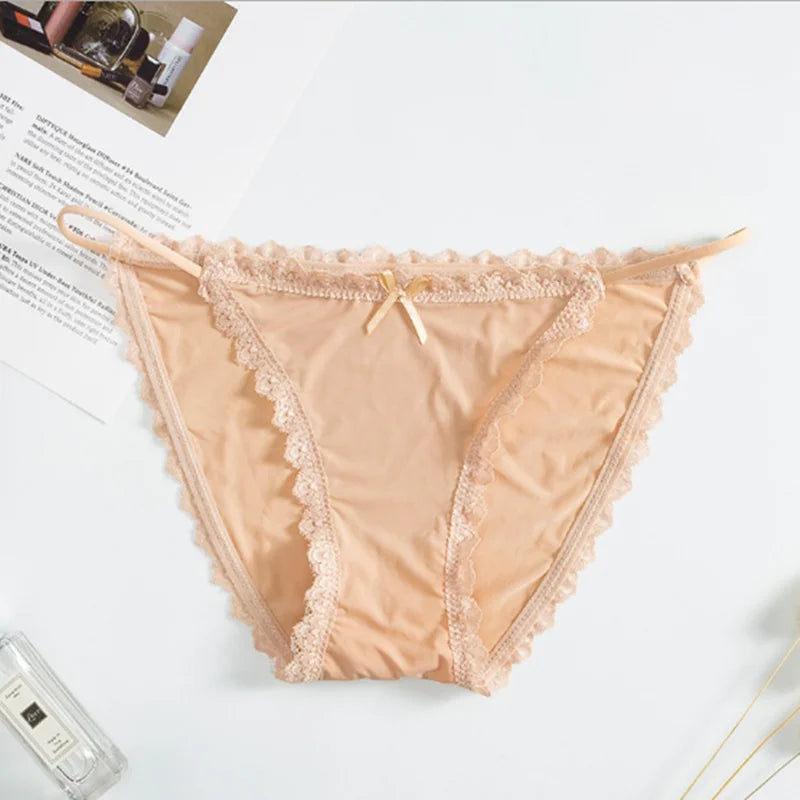 CowLost | product_id-sexy-brazilian-ice-silk-seamless-low-rise-briefs-for-women-m-xl-solid-colors |10