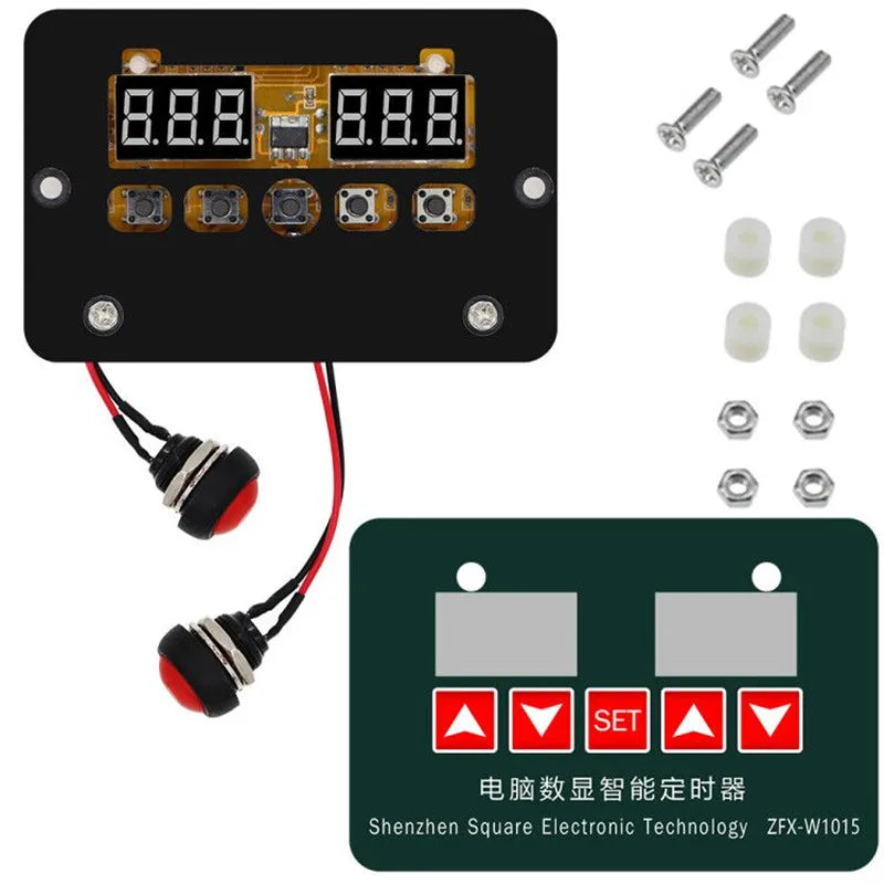 ZFX-W1015 Microcomputer Digital Intelligent Timer Electronic Thermostat Controller 12V-220V