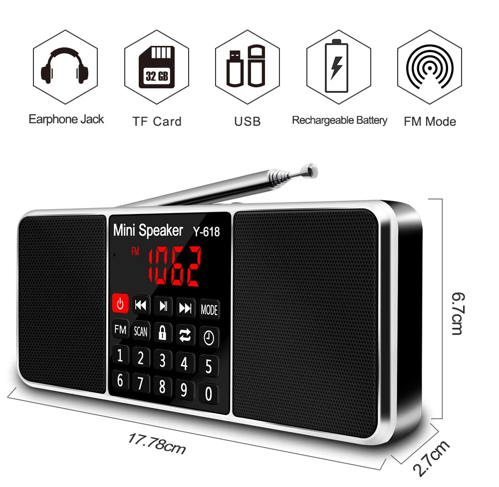 CowLost | product_id-lefon-portable-digital-fm-am-radio-with-mp3-player-tf-card-usb-led-display-timer-shutdown |8