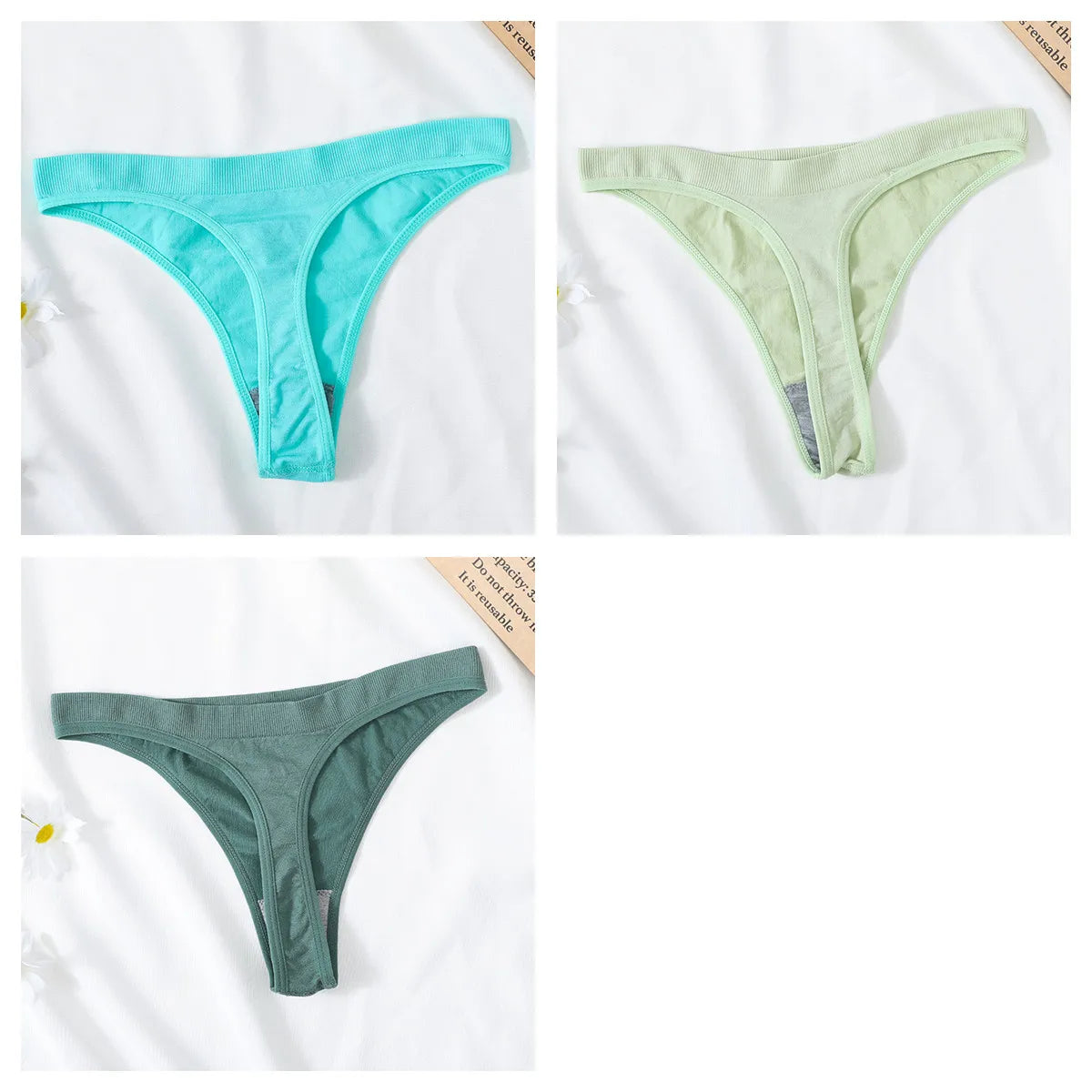 CowLost | product_id-3pcs-high-waist-seamless-brazilian-g-string-thongs-women-m-xl-t-back |24