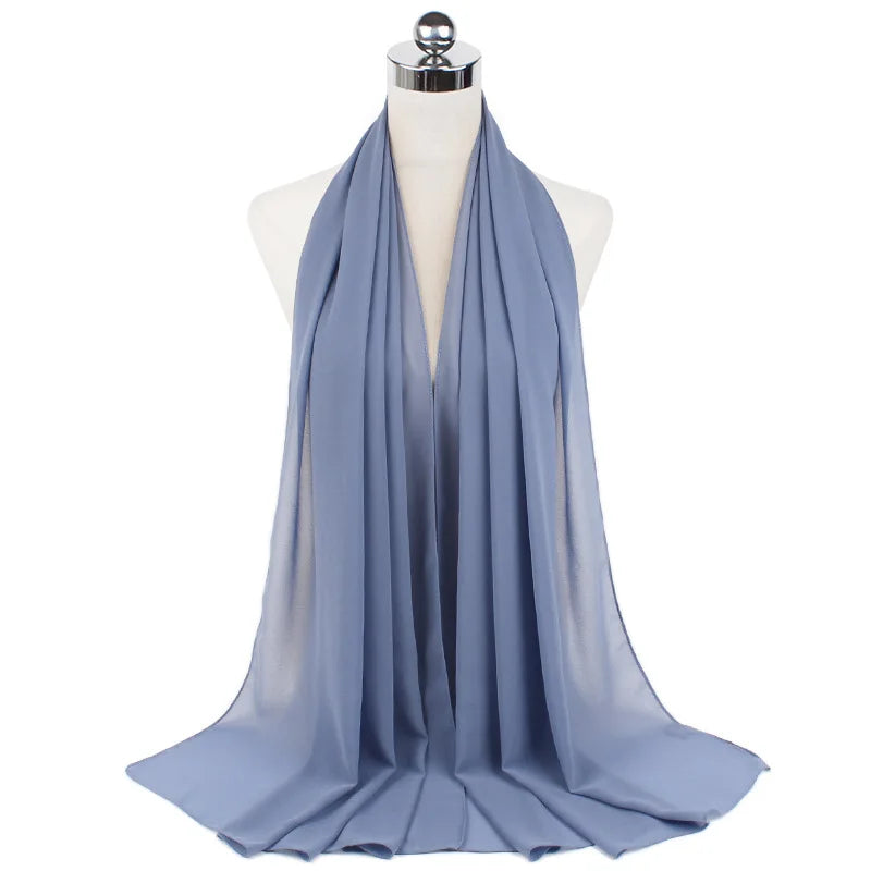 CowLost | muslim-chiffon-hijab-scarf-women-long-solid-color |26