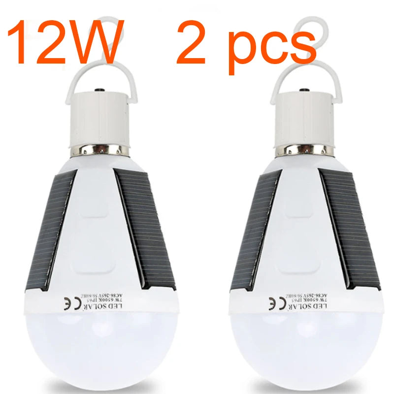 CowLost | rechargeable-led-bulb-e27-led-solar-lamp-7w-12w-85v-265v |20