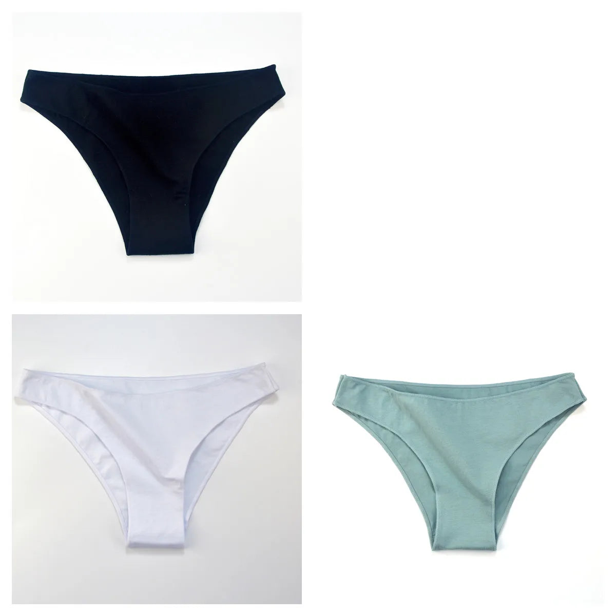 CowLost | product_id-3-pack-women-s-low-waist-cotton-briefs-breathable-solid-color-panties-m-xxl |19