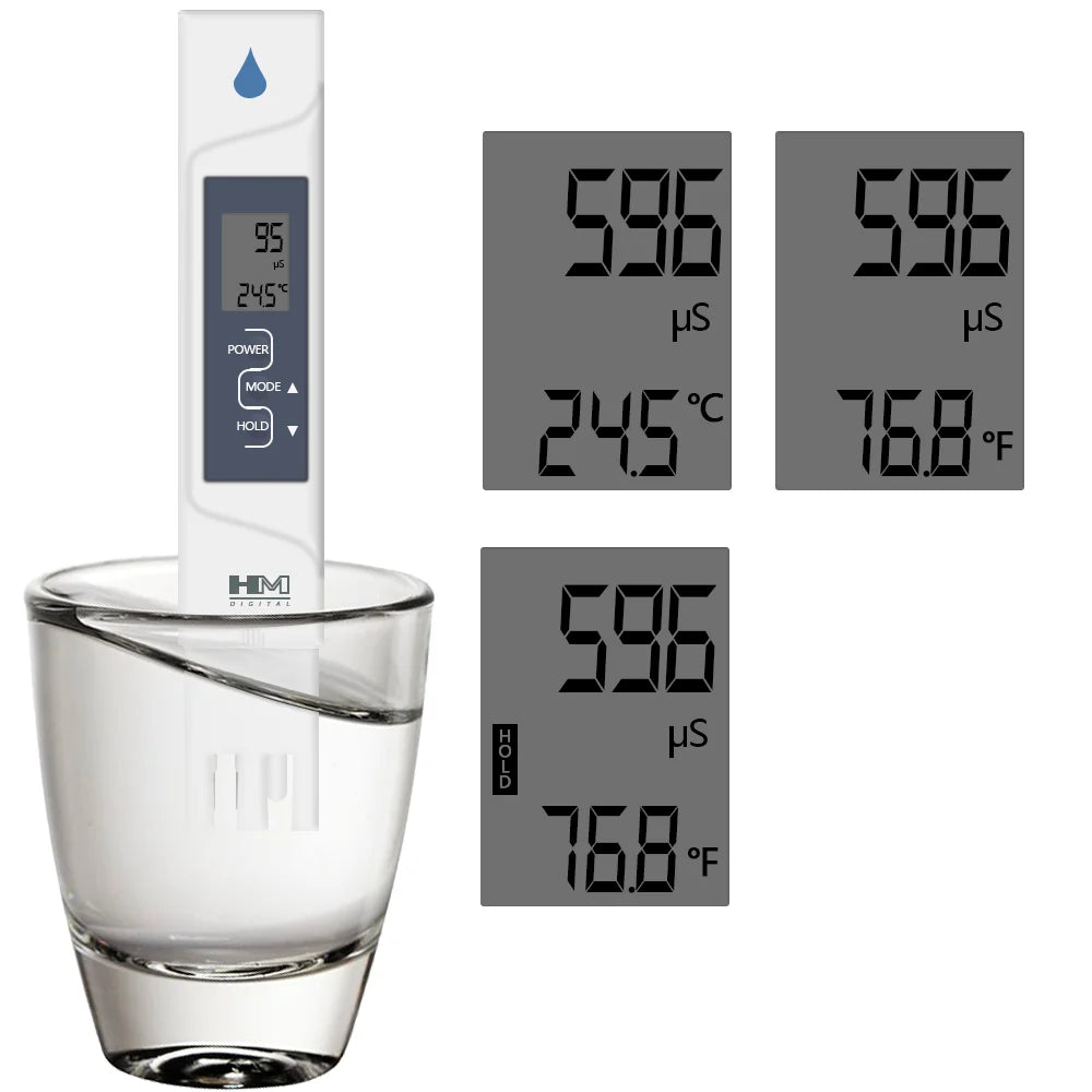 HM Digital AquaPro AP-2 2-in-1 EC & Temperature Water Quality Tester with Auto Calibration
