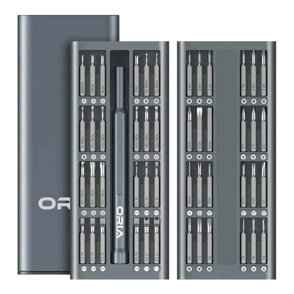 ORIA 49-in-1 Precision Multifunctional Screwdriver Bit Set with Handle Repair Tool Kit