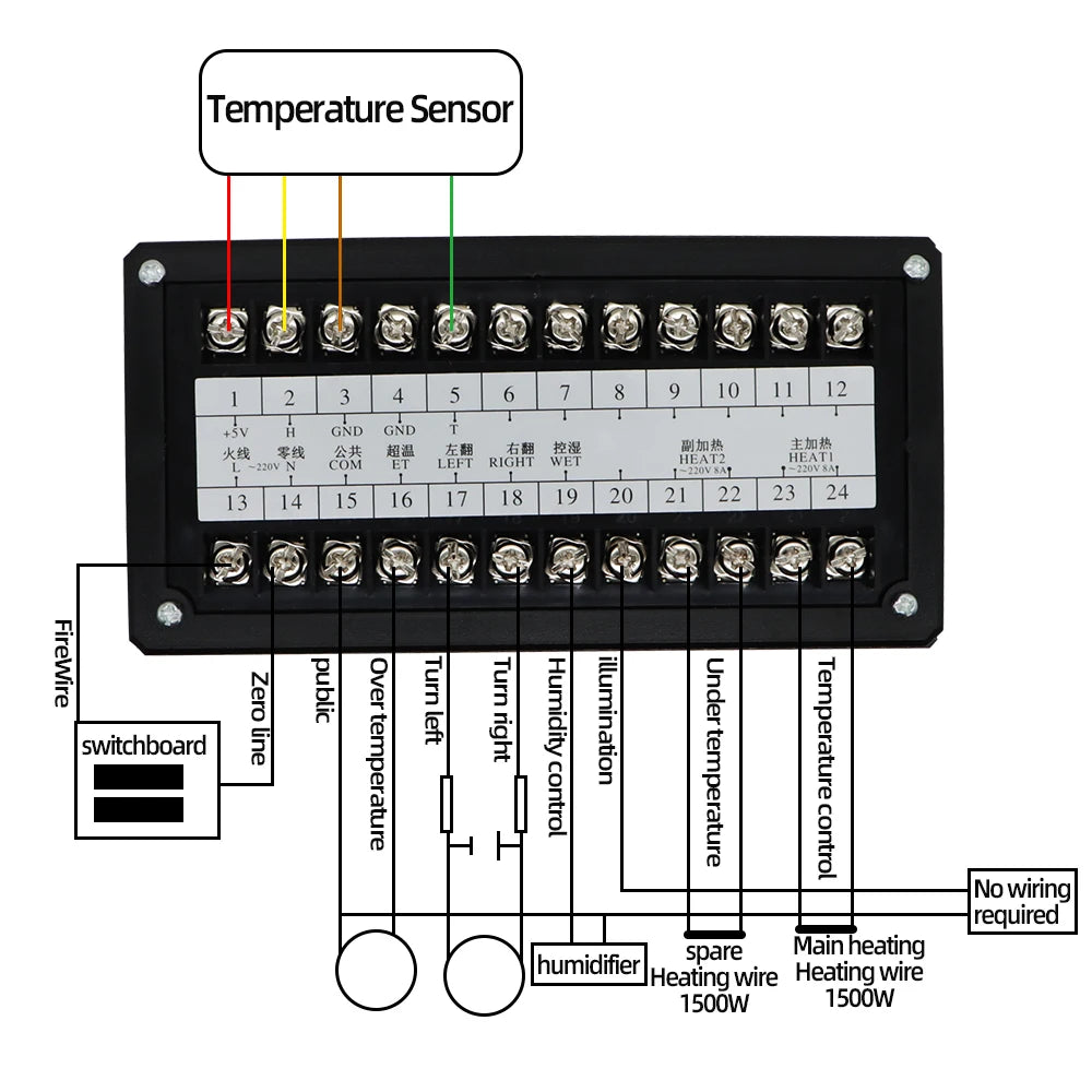 XM-18 Mini Digital Automatic Egg Incubator Control System Poultry Egg Hatcher Thermostat