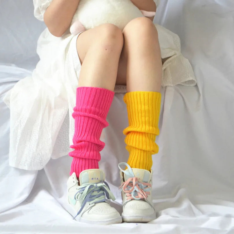 CowLost | activewear-pants-wool-ball-knitted-leg-warmers-for-women |3