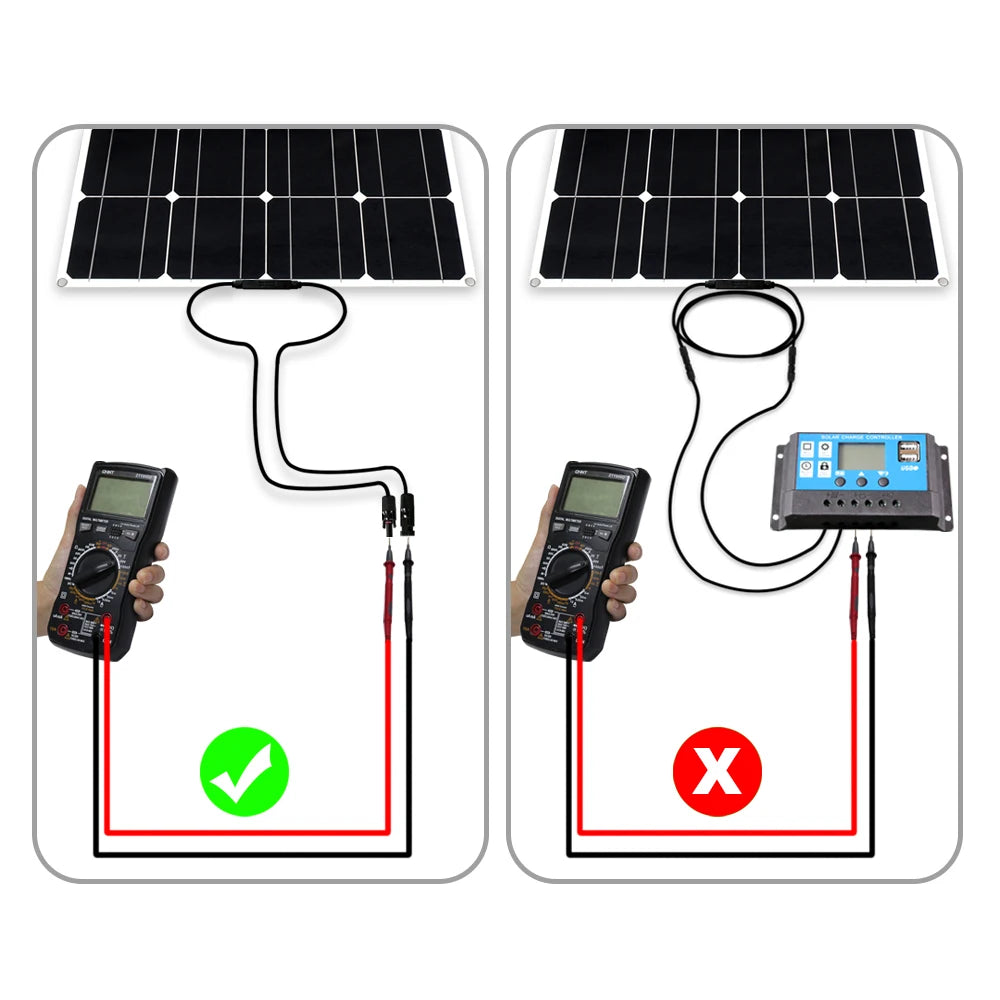 CowLost | 12v-flexible-solar-panel-kit-100w-200w-300w |21