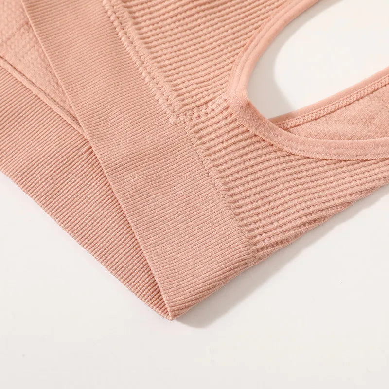 CowLost | women-seamless-bras-set-plunge-tops-non-wire-bralette-low-waist-g-string-thongs-solid-color-underwear-female-sexy-lingerie-set |16